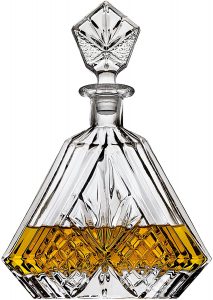 Lefonte Irish Cut Triangular Decanter