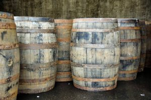 whiskey barrels